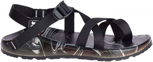 Ascend Black Print Chacos Men's Z2 Cloud