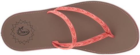 Chacos Women's J106412 Flip-Flop Motif Peach