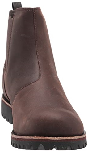 Dark Brown Chacos Men's Fields Chelsea Waterproof Boot