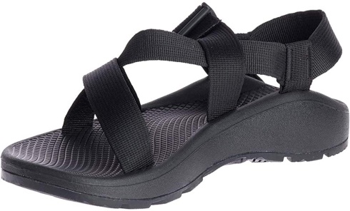 Solid Black Chacos Men's Mega Z Cloud