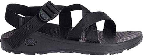 Solid Black Chacos Men's Mega Z Cloud