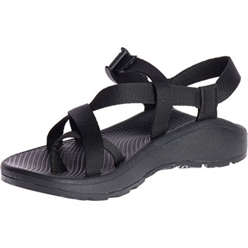 Solid Black Deep Chacos Men's Mega Cloudmega Z/Wolke Sandal