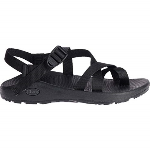 Solid Black Deep Chacos Men's Mega Cloudmega Z/Wolke Sandal