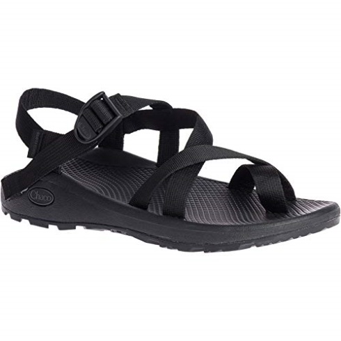 Solid Black Deep Chacos Men's Mega Cloudmega Z/Wolke Sandal