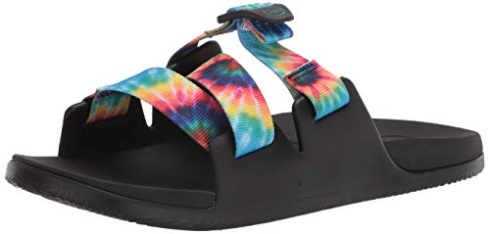 Women's Chillos Slidechillos Slide Sandal Dark Tie Dye Chacos