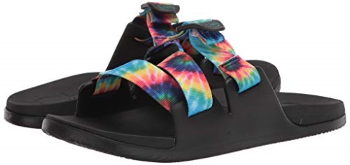 Women's Chillos Slidechillos Slide Sandal Dark Tie Dye Chacos