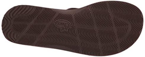 Women's Classic Leather Flip-Flop Dark Brown Chacos