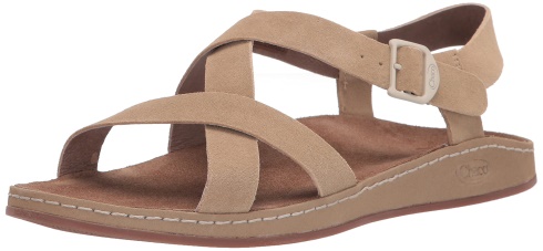 Women's Wayfarer Sandal Chacos Suede Buff