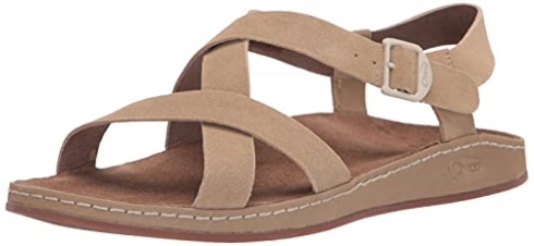 Women's Wayfarer Sandal Chacos Suede Buff