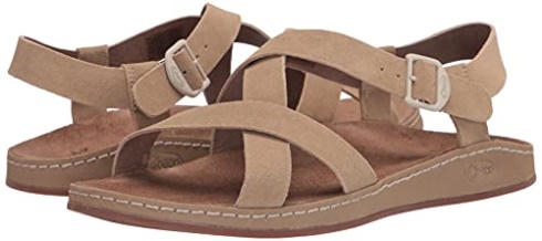 Women's Wayfarer Sandal Chacos Suede Buff